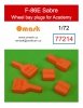 Omask 77214 F-86E Sabre wheel bay plugs (for Academy) 1/72